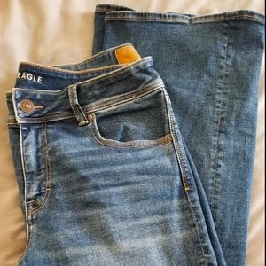 AE Kick Boot Jeans • Petite Length • UEC •Med Wash